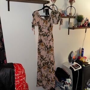 Band of Gypsies Pink Floral Skirt